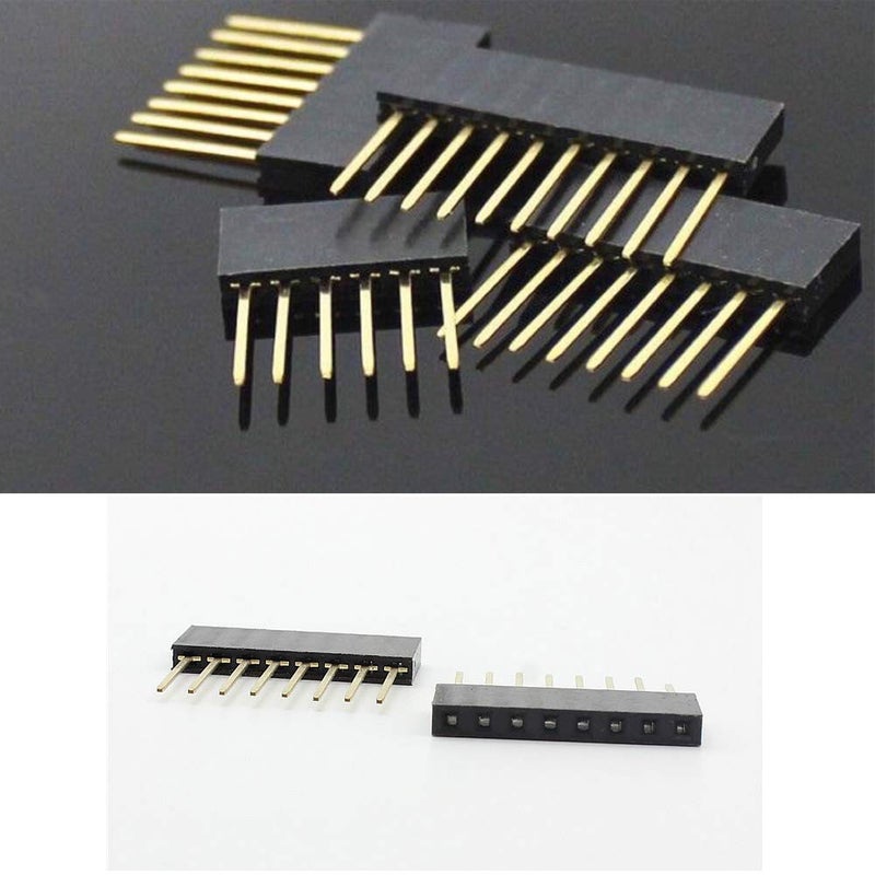Comidox 2.54mm Pitch 8 Pin Single Row Straight Female Header Socket Connector for Arduino Shield 50Pcs - Image 3